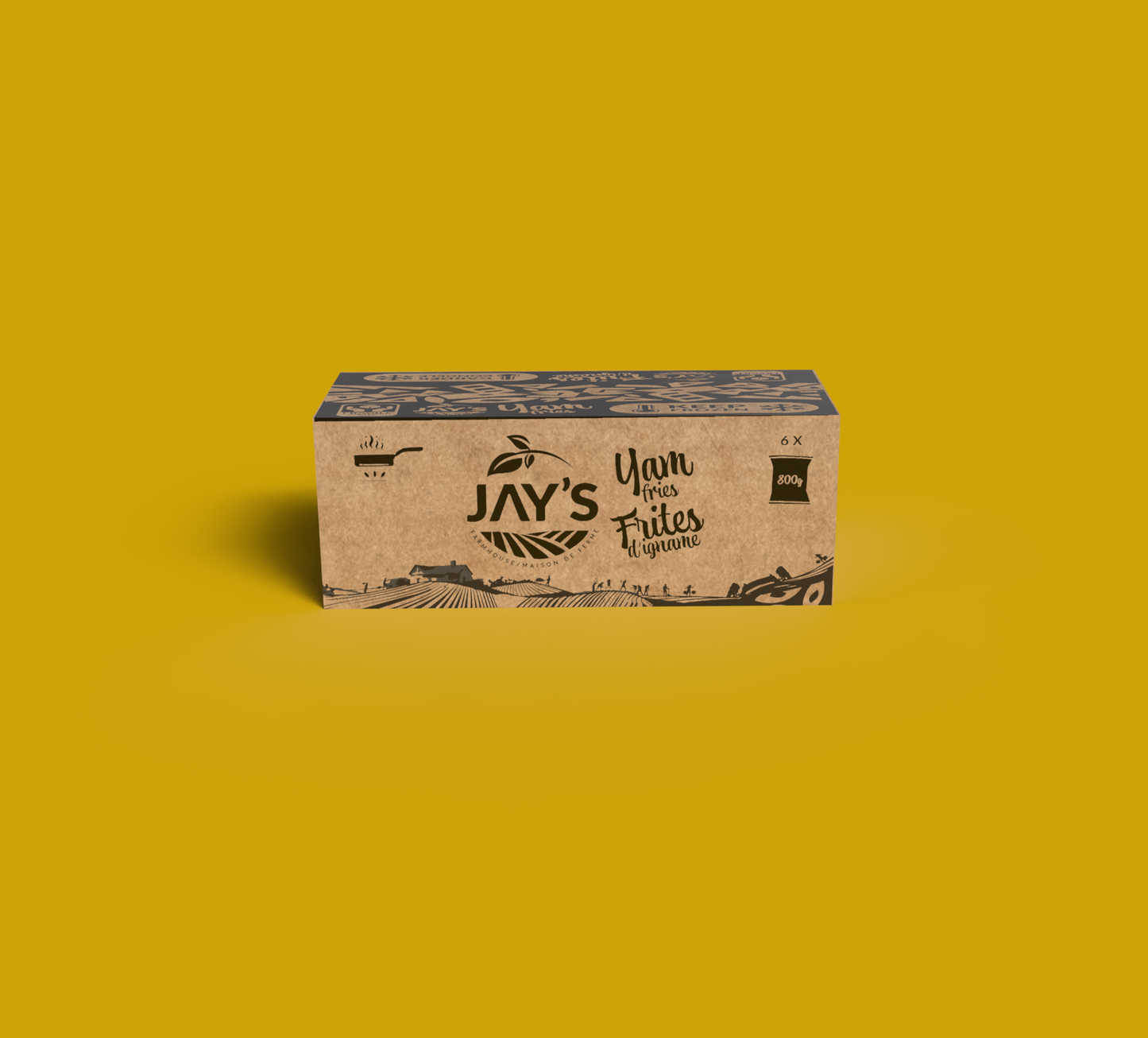 Yam Fries Bulk - 6 x 800g