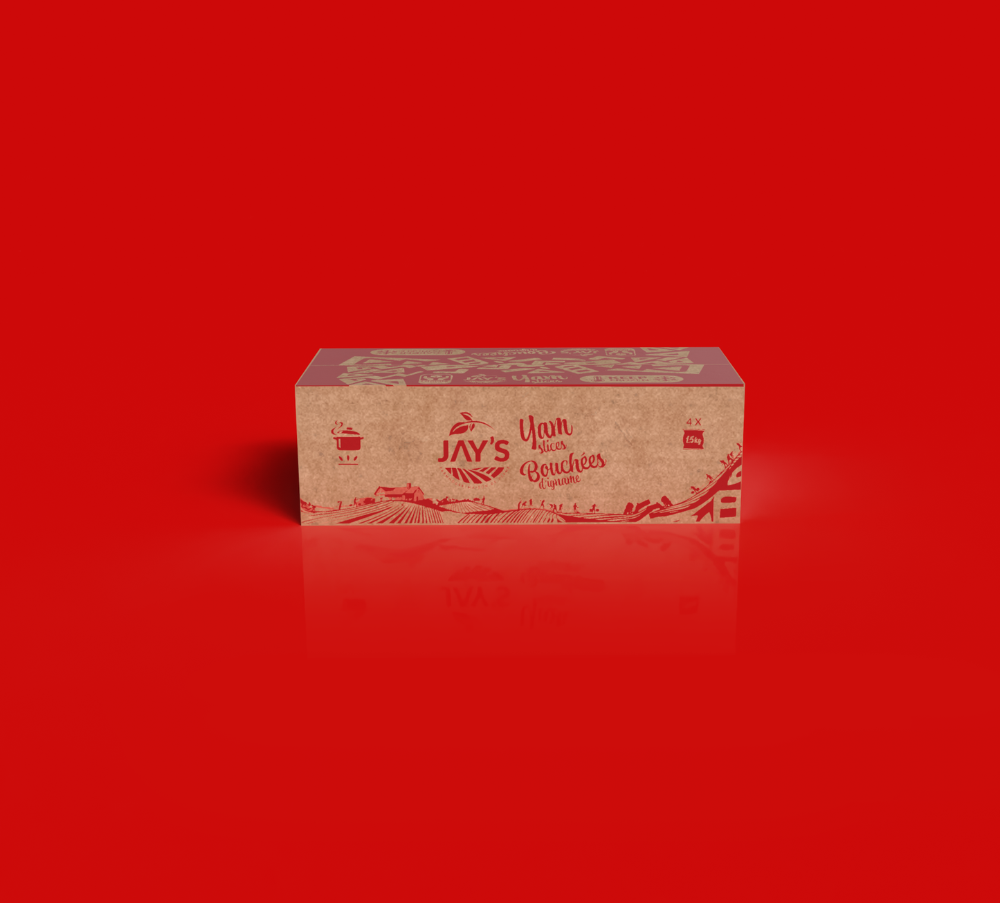 Yam Slices Bulk - 4 x 1.5kg