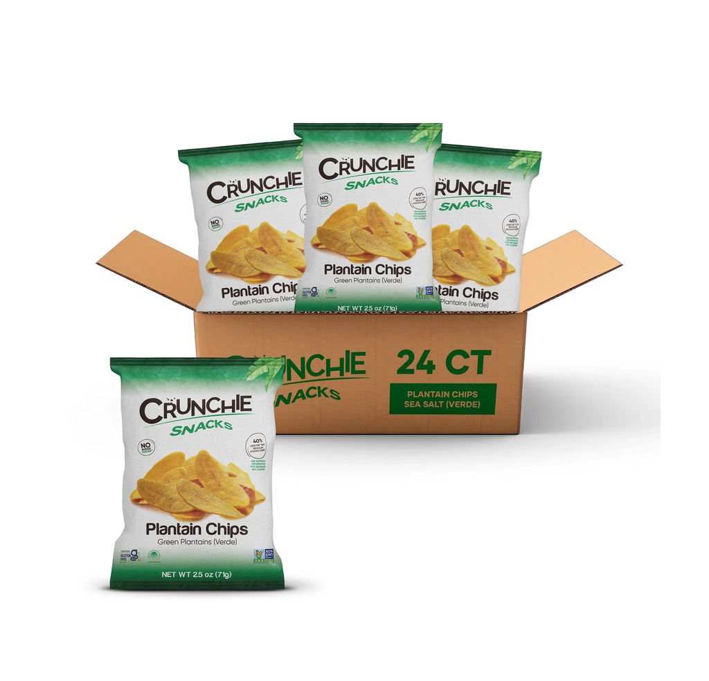 Crunchie Plantain Chips - Green Plantains (71g) X 24pcs (Case)