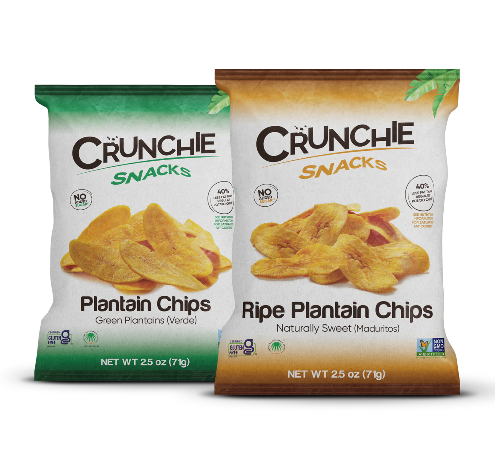 Crunchie Plantain Chips - Combo Box (71g) X 24pcs (Case)