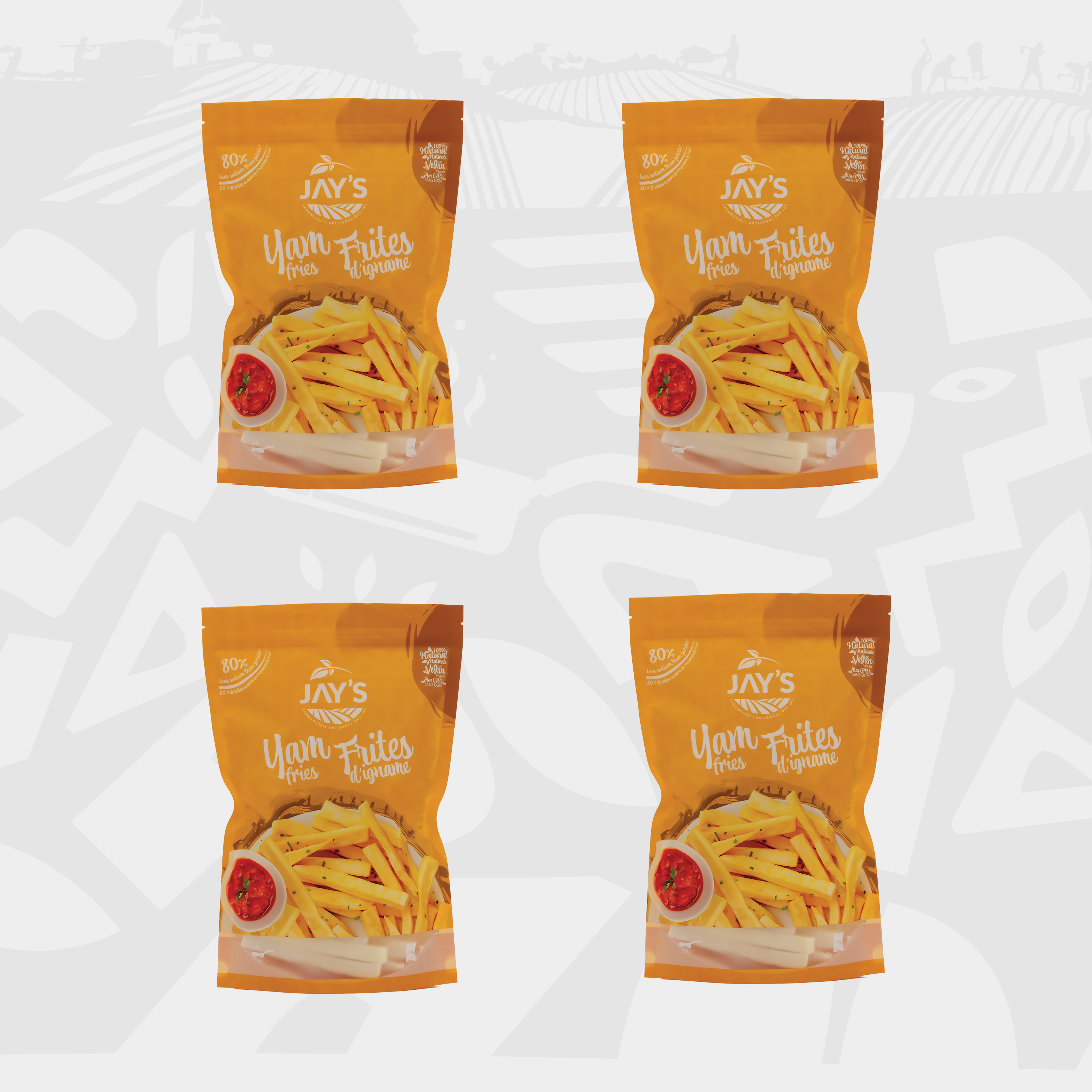 Jay's Yam Fries – 4 × 800g