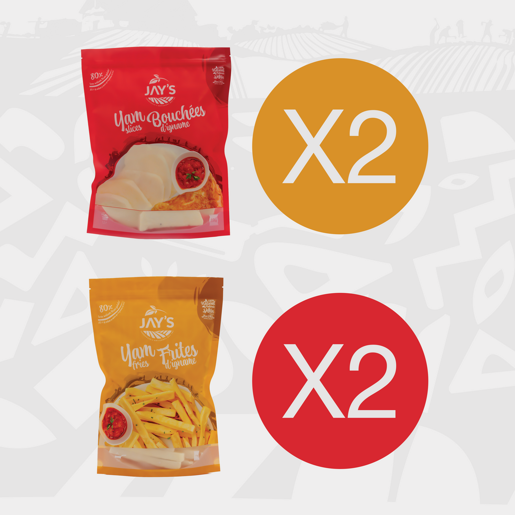 Jay's Yam Mix Pack – 2 Fries + 2 Slices