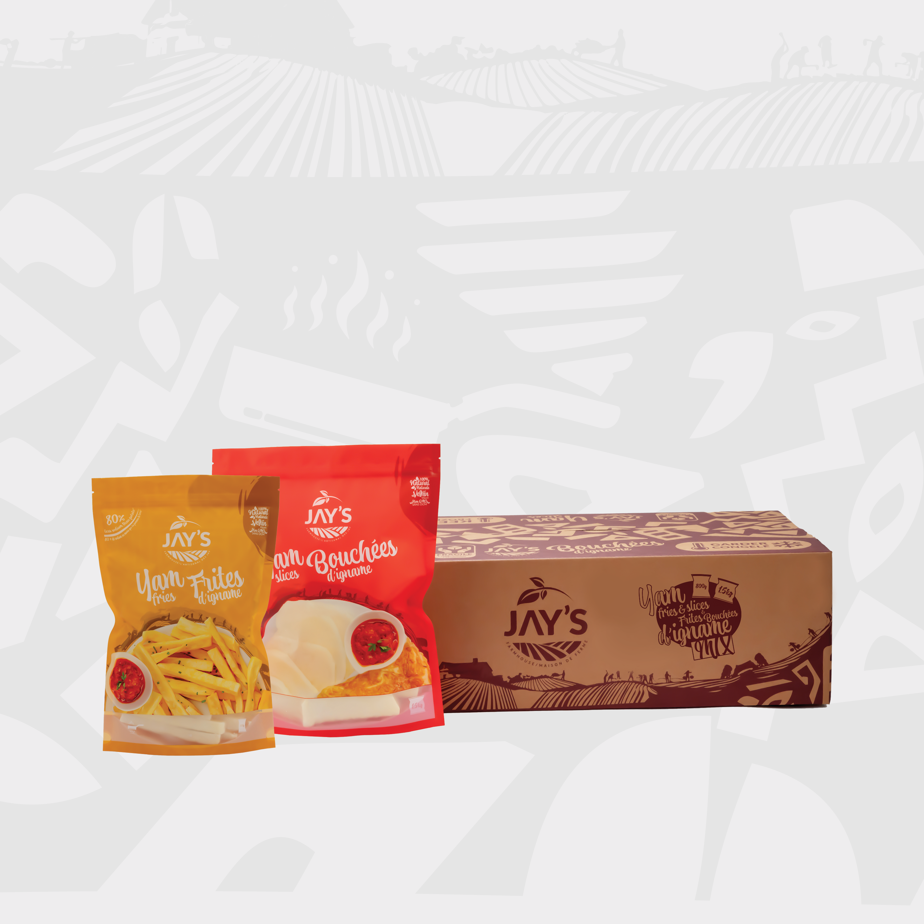 Jay’s Yam Fries & Slices Mix Bulk Pack